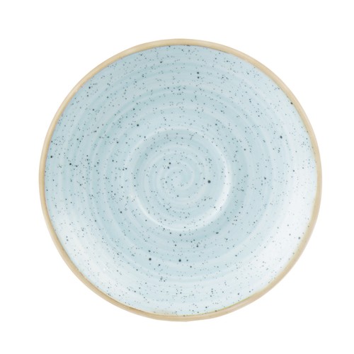 Churchill SDESESS 1 Stonecast Espresso Saucer, 4-1/2", Duck Egg Blue