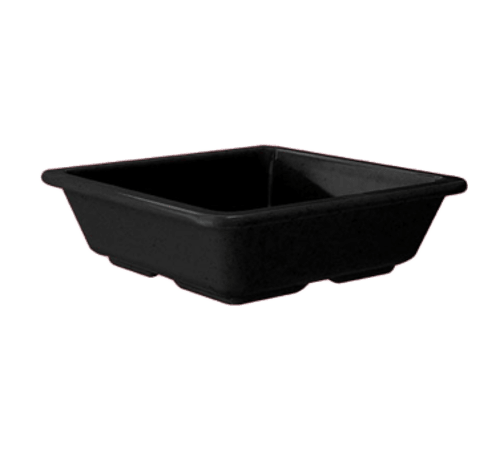 G.E.T. ML-122-BK Milano Square Side Dish 6oz, 4-3/4", Black (Case of 12)