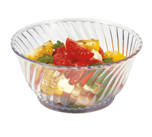 G.E.T. DD-80-CL Dessert Time Dessert Dish 10oz, 4-3/4", SAN, Clear (Case of 48)