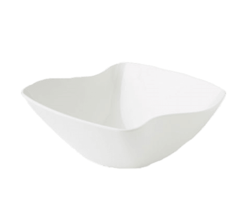 G.E.T. ML-234-W San Michele Square Flared Bowl 4.3qt, 11", White (Case of 6)