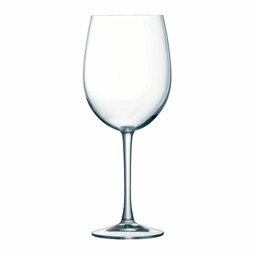 Arc Cardinal V2125 Romeo Wine Glass Sheer Rim, 16oz, Clear (Case of 12)