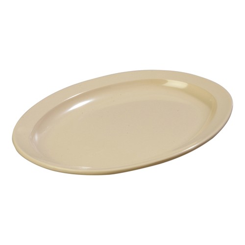 Carlisle KL12625 Kingline™ Melamine Oval Platter, 13-1/2"X9-3/4", Tan