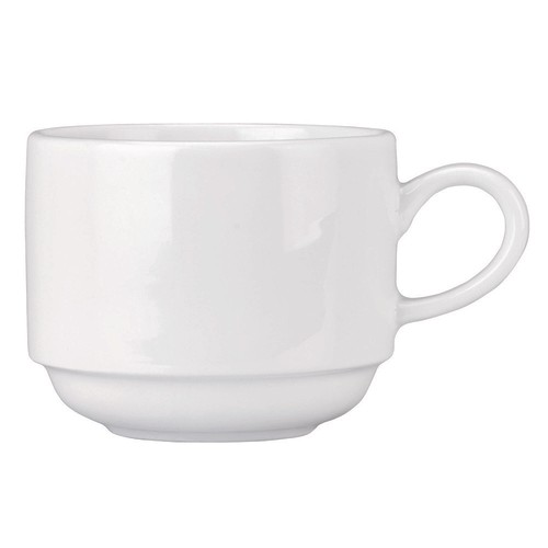 World Tableware 999023531 Syracuse 9oz  China Cup w/ Handle (Case of 36)