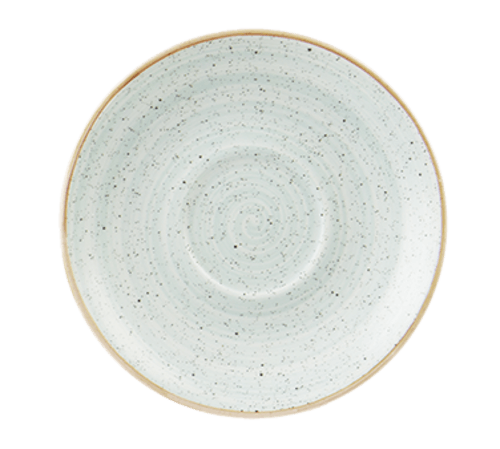 Churchill SDESCSS 1 Stonecast Cappuccino Saucer, 6-1/4", Duck Egg Blue