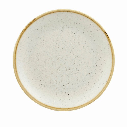 Churchill SWHSEVP61, Stonecast Coupe Plate, 6-1/2", Barley White