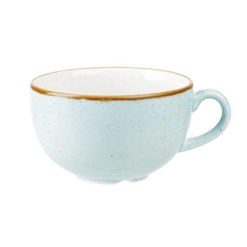 Churchill SDESCB401 Stonecast Cappuccino Cup, 16oz, Duck Egg Blue (Case of 6)