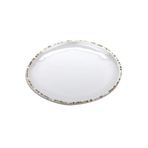 G.E.T. CS-5-UM Urban Mill™ Irregular Round Bread Plate, 5-1/2", Cream