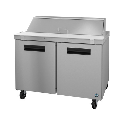 Hoshizaki SR48B-12 48" Sandwich Top Prep Refrigerator w/ 2 Doors