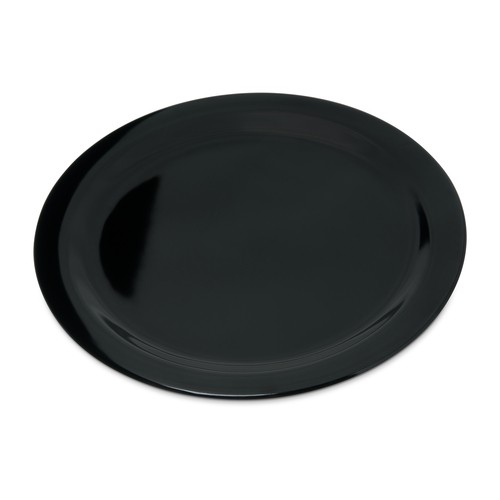Carlisle 4350003 Dallas Ware® Melamine Dinner Plate, 10-1/4", Black