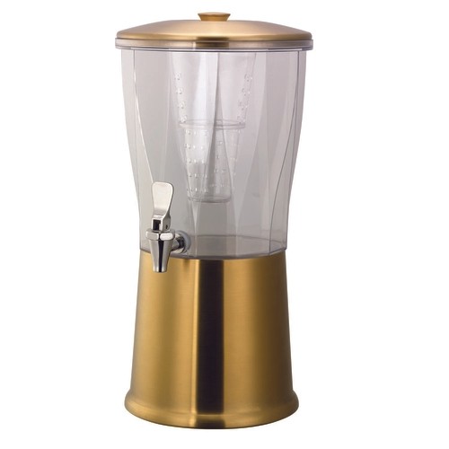 Service Ideas CBDRT3VGSS Metallic Elements Beverage Dispenser w/ Infuser, 3 Gallon