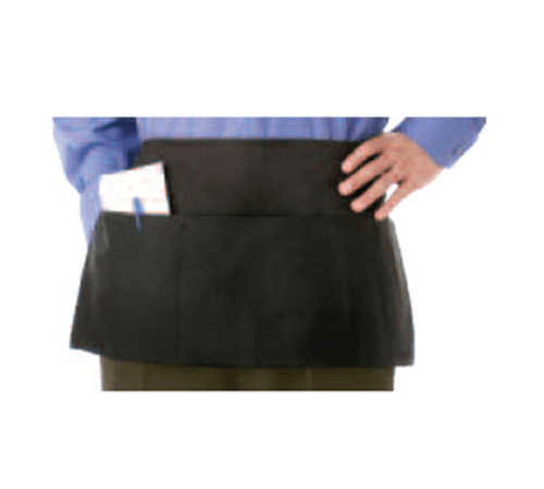 John Ritzenthaler 605PS-BK Chef Revival 3 Pocket Waist Apron