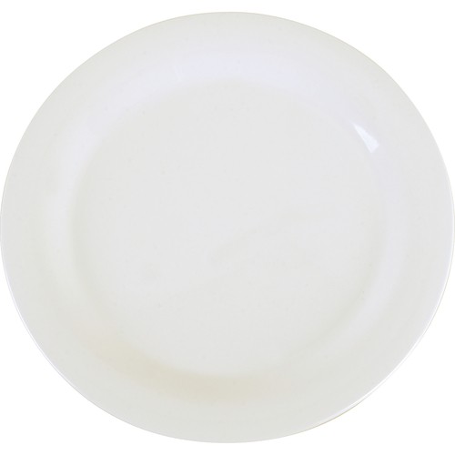 Carlisle 3300202 Sierrus™ Melamine Narrow Rim Dinner Plate, 10-1/2", White