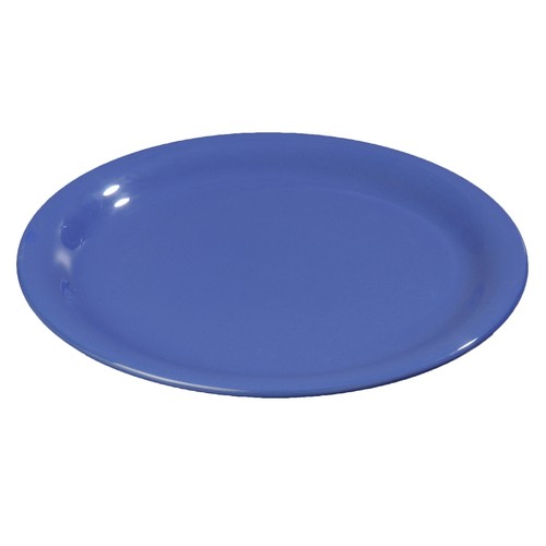 Carlisle 3300414 Sierrus™ Melamine Narrow Rim Dinner Plate, 9", Ocean Blue