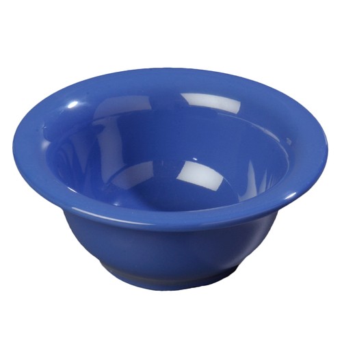 Carlisle 3303814 Sierrus™ Melamine Rimmed Nappie Bowl 10oz, 5-3/8", Ocean Blue