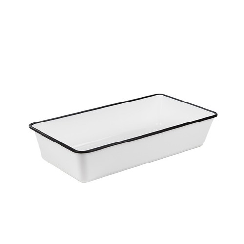 American Metalcraft MRW815 Endurance™ Melamine Rectangular Bowl, 15"X8", White