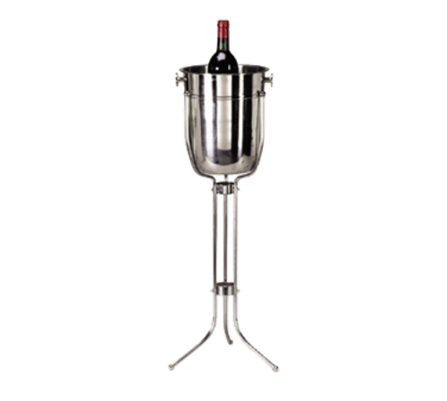Tablecraft 5188 Mirror Finish Stianless Steel Wine/Champagne Bucket, 8 Quart