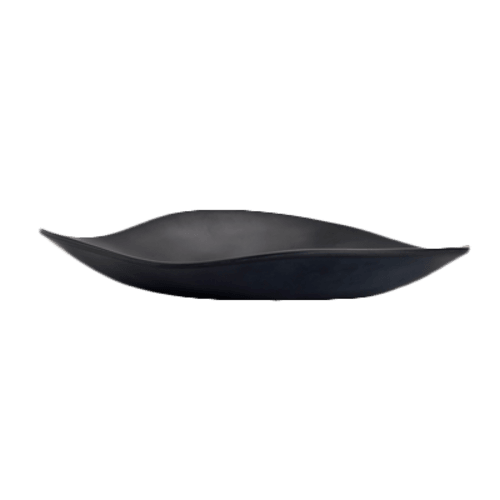 Steelite 7000DD006 Marisol Melamine Fruit Platter, 15", Black (Case of 6)