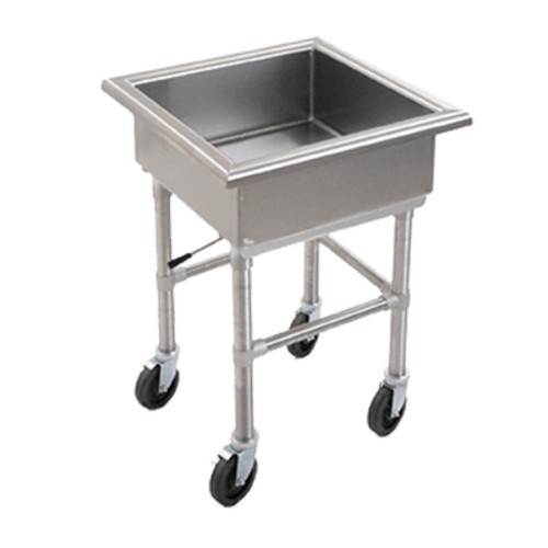 Eagle MSS2020-X Mobile Soak Sink, 24"Wx24"Dx33"H