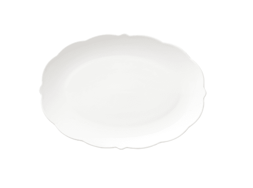 Libbey 977709139 Astor Oval Platter 13.75" X 9.5", White, (Case of 12)
