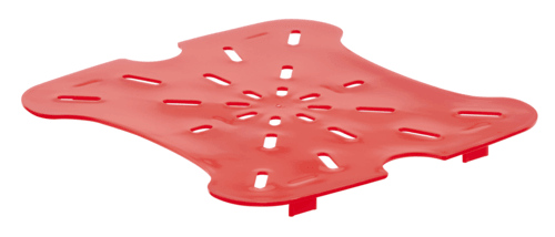 Cambro 6SFSFPDPP266 Drain Shelf for 6qt & 8qt FreshPro Food Containers, Red