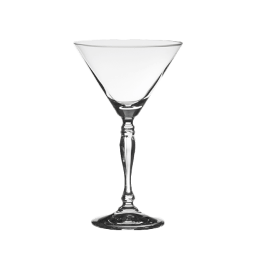 Steelite 4729K273 Vintage Stem Martini Glass, 9-1/4oz, Clear (Case of 24)