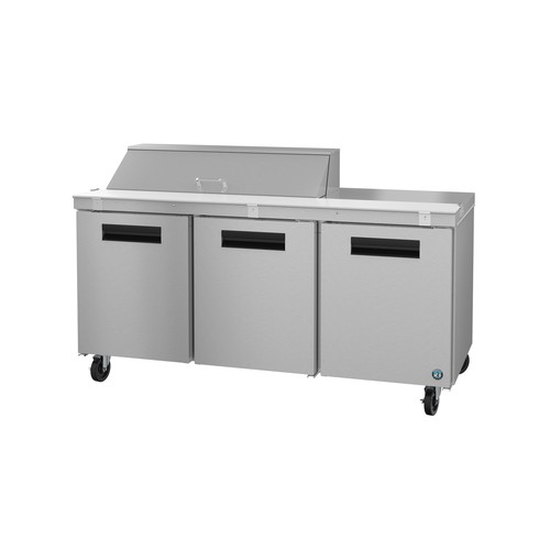 Hoshizaki SR72B-12 Three Section Sandwich Prep Table Refrigerator