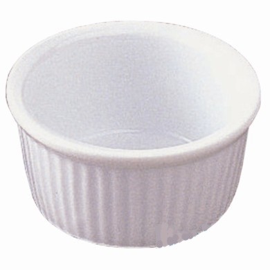 Boelter RAMF-234-W Fluted Ramekin, 2-3/4oz, White
