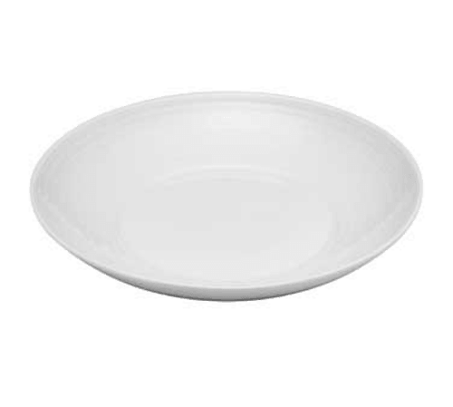 Oneida R4570000154 Botticelli 11" Steep Rim Embossed Plate, Bright White