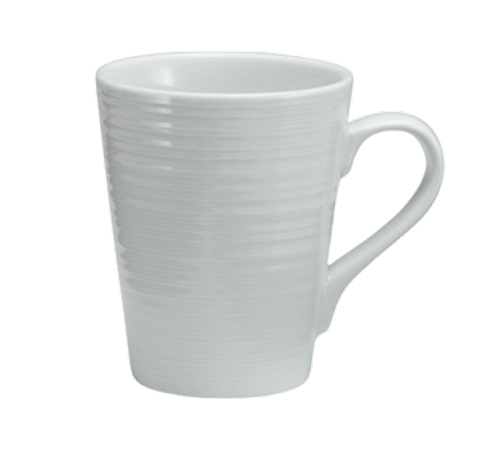 Oneida R4570000563 Sant' Andrea Botticelli 13oz Embossed Mug, Bright White (Case of 36)