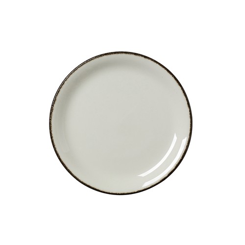 Steelite 17560567 Dapple Coupe Plate, 8", Charcoal (Case of 24)