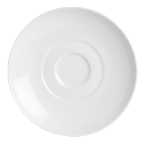 Steelite 6300P177 Aura AD Saucer, 5-3/4", White (Case of 24)