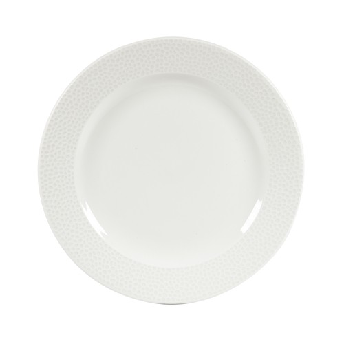 Churchill WHISIF581 Isla 10-7/8" Footed Plate, White (Case of 12)