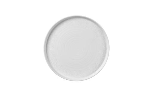 Churchill WHISIP211 Isla 8-1/4" Walled Rim Plate, White (Case of 6)