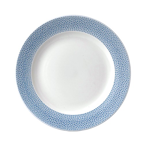Churchill OCISIF101 Isla Spinwash 10-1/4" Footed Plate, Ocean Blue (Case of 12)