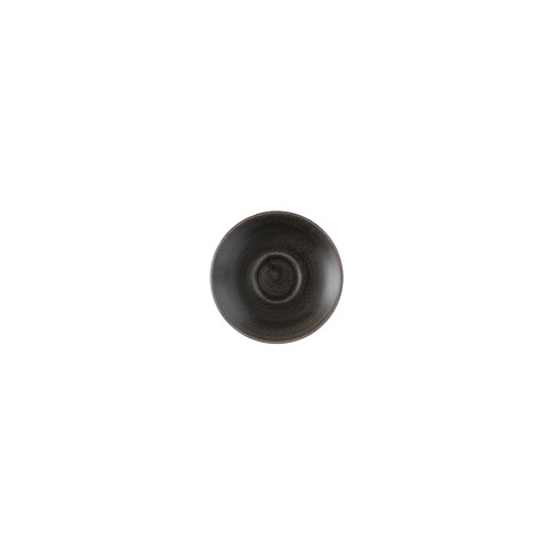 Churchill MOIBESS 1 Monochrome Espresso Saucer, 4-1/2", Iron Black (Case of 12)