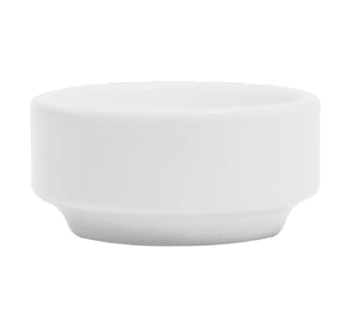 Churchill WH CBB 1 Profile Round Butter Pad, 1oz, White