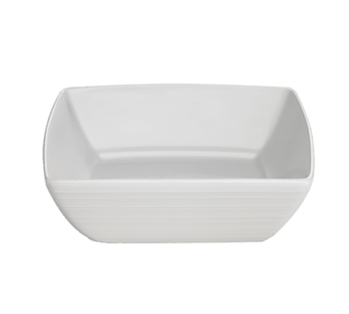 Oneida R4570000715S Botticelli 4-1/2" Square Bowl, Bright White