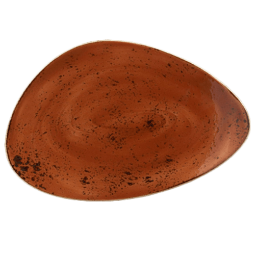 Steelite 11330501 Craft Freestyle Plate, 14-5/8", Terracotta (Case of 6)