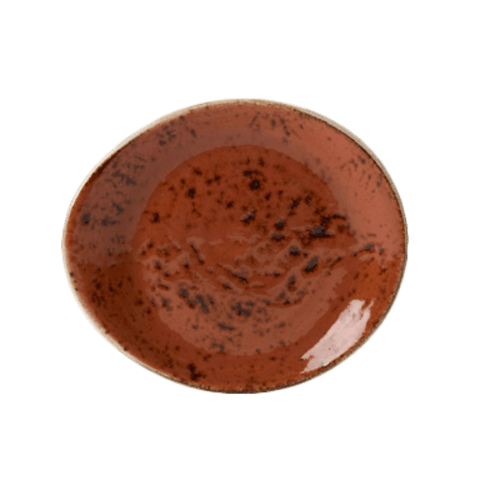 Steelite 11330522 Craft Freestyle Plate, 6", Terracotta