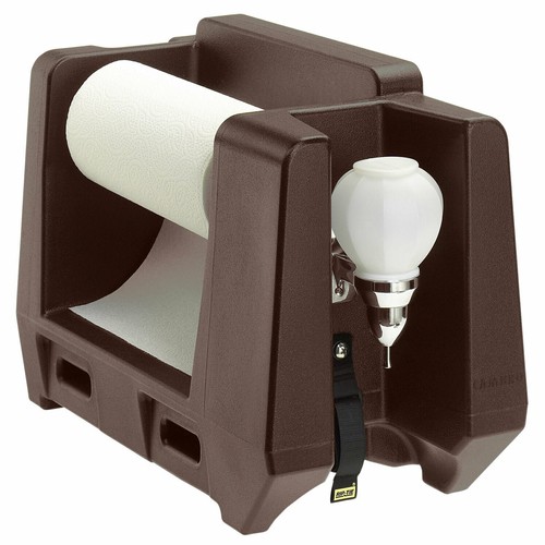 Cambro HWAPR131 Dark Brown Handwashing Station w/ Paper Towel Holder