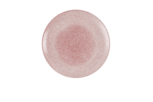 Churchill RKQPEV111 Raku Coupe Plate, 11-1/4", Pink Quartz (Case of 12)