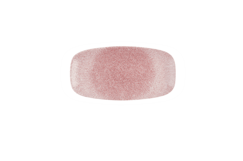 Churchill RKQPXO111 Raku Chefs Oblong Plate, 11-3/4"X6", Pink Quartz (Case of 6)