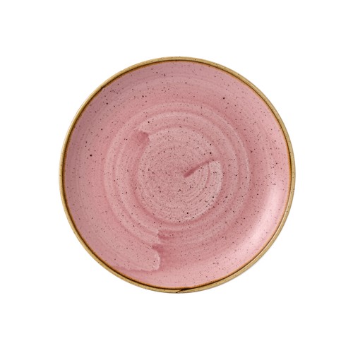 Churchill SPPSEVP81 Stonecast Coupe Plate, 8-2/3", Petal Pink (Case of 12)