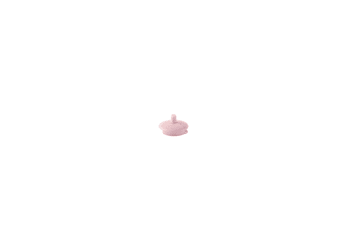 Churchill SPPS Rolls151 Stonecast Replacement Lid, 15oz, Petal Pink (Case of 6)