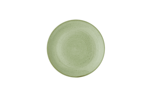Churchill SSASEV101 Stonecast Coupe Plate, 10-1/4", Sage Green (Case of 12)