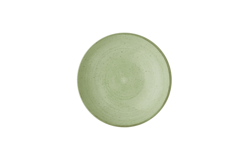 Churchill SSASEVB91 Stonecast Coupe Bowl, 40oz, Sage Green (Case of 12)