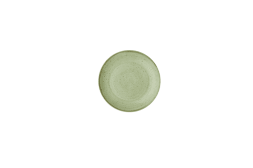 Churchill SSASEVP61 Stonecast Coupe Plate, 6-1/2", Sage Green (Case of 12)