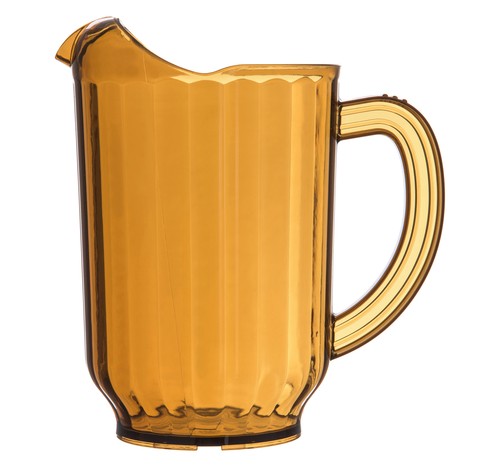 Carlisle 554013 VersaPour Polycarbonate Pitcher, 60oz, Amber