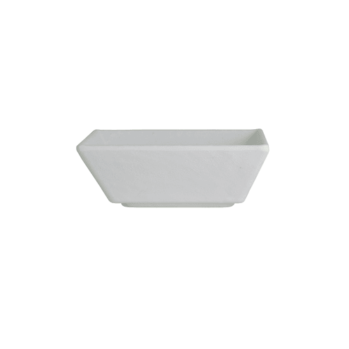 Steelite 7182TM514 Cali Square Melamine Dish, 3oz, White