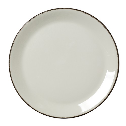 Steelite 17560565 Dapple Coupe Plate, 11-3/4", Charcoal